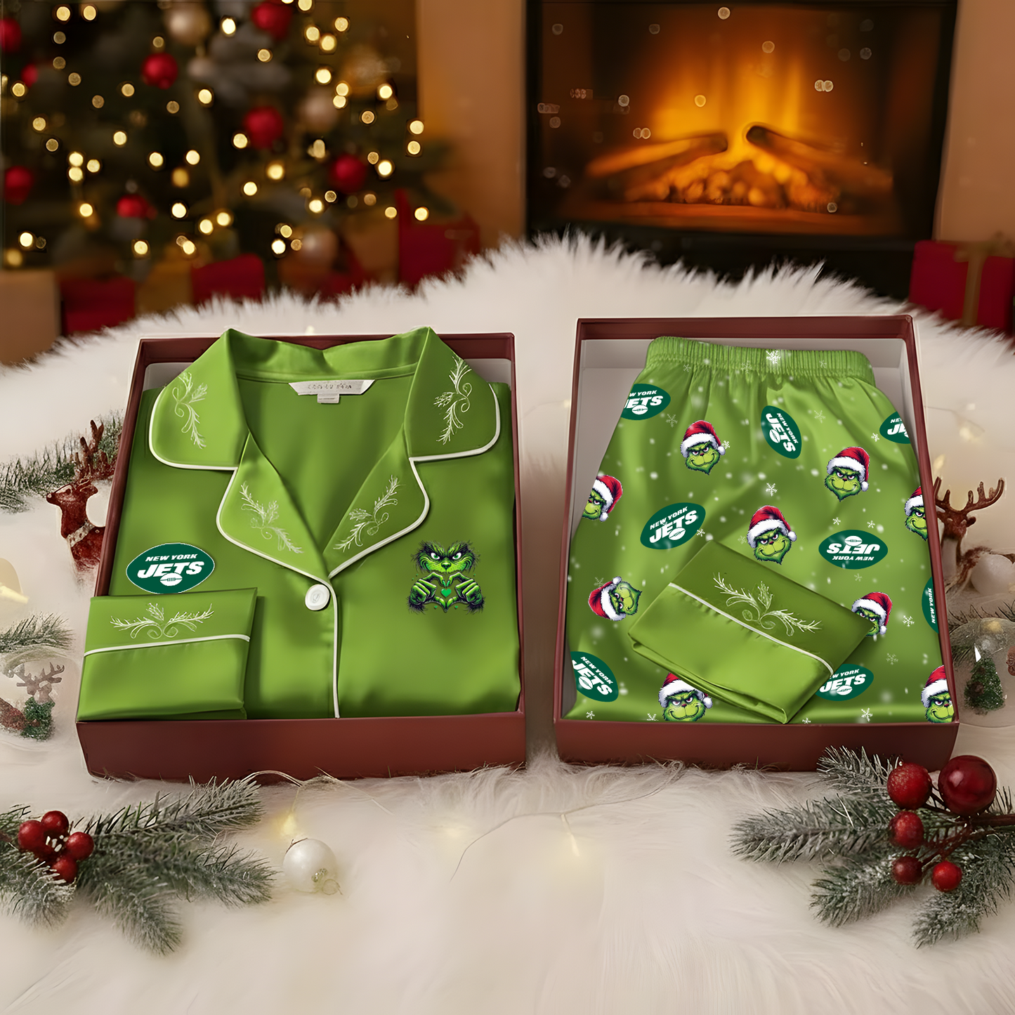 NYJ X Pajasma NFL Christmas V1 NAK NHT