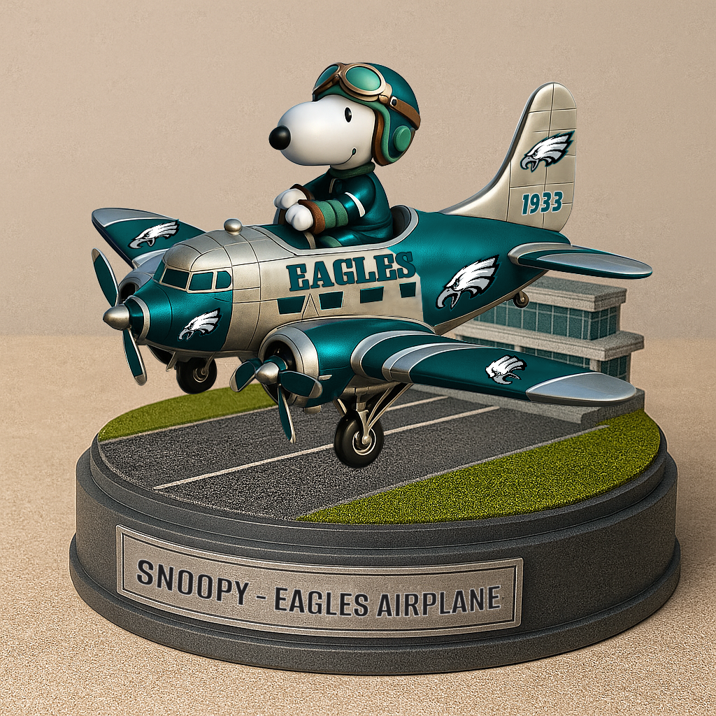 PE NFL x SNP Airplane Premium Acrylic Plaque DDT CTND