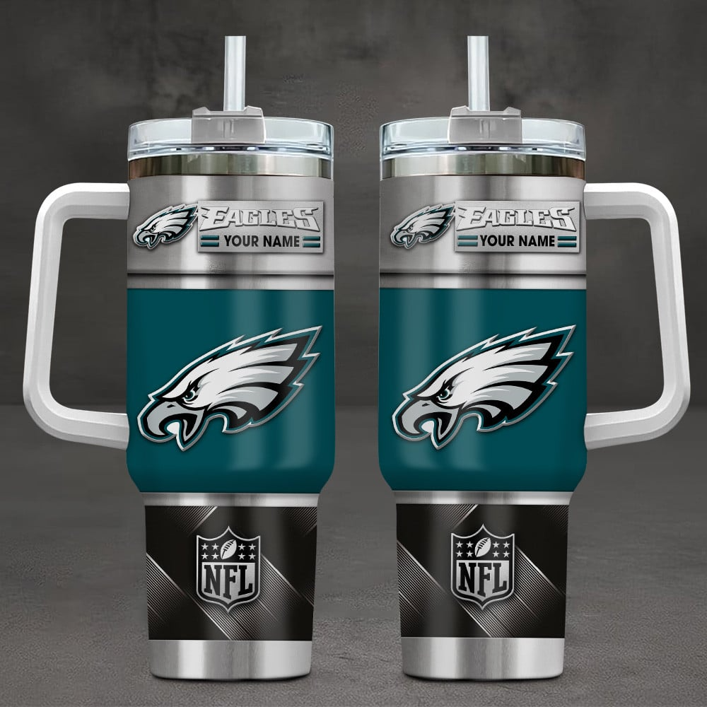 PE x NFL Stainless Steel Tumbler With Handle DDT HLPHUONG