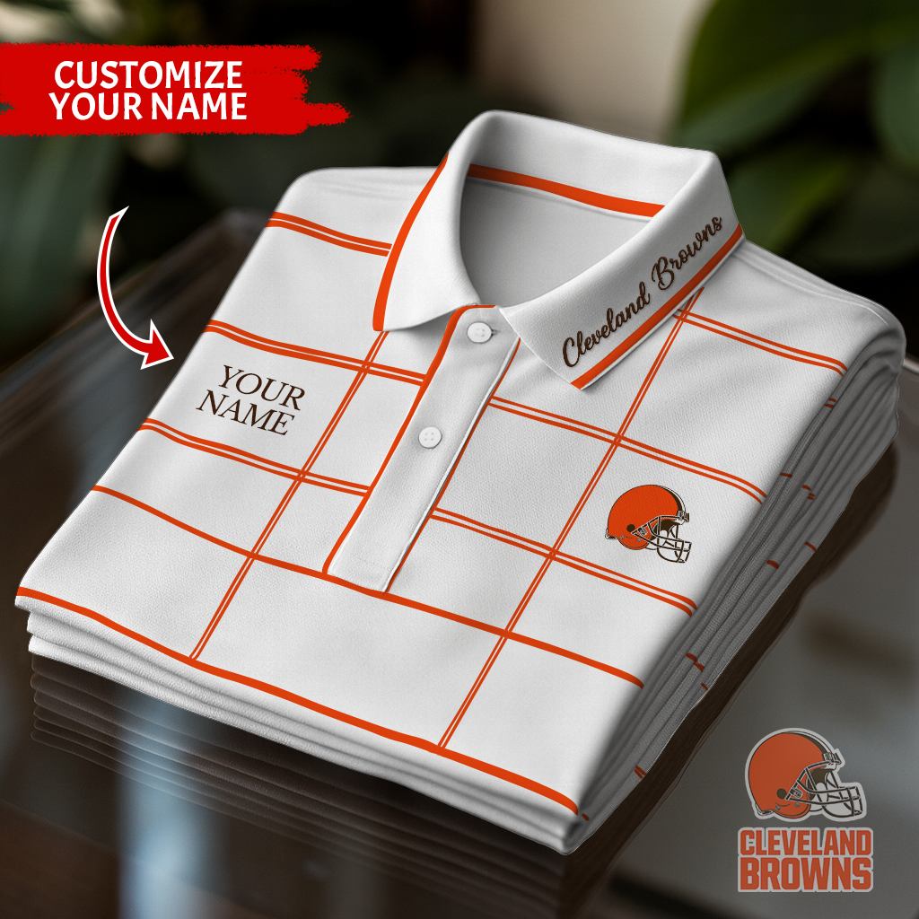 Personalized CLE Premium NFL Polo Shirt DDT NTL