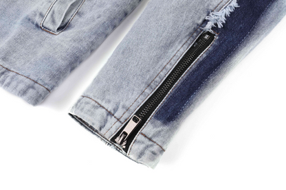 Personalized PE Premium NFL Street Scar Denim Jacket DDT CTND