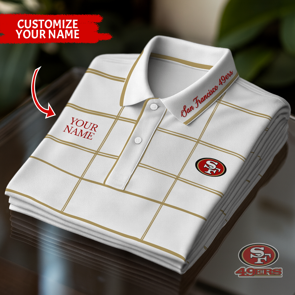 Personalized SF49 Premium NFL Polo Shirt DDT NTL