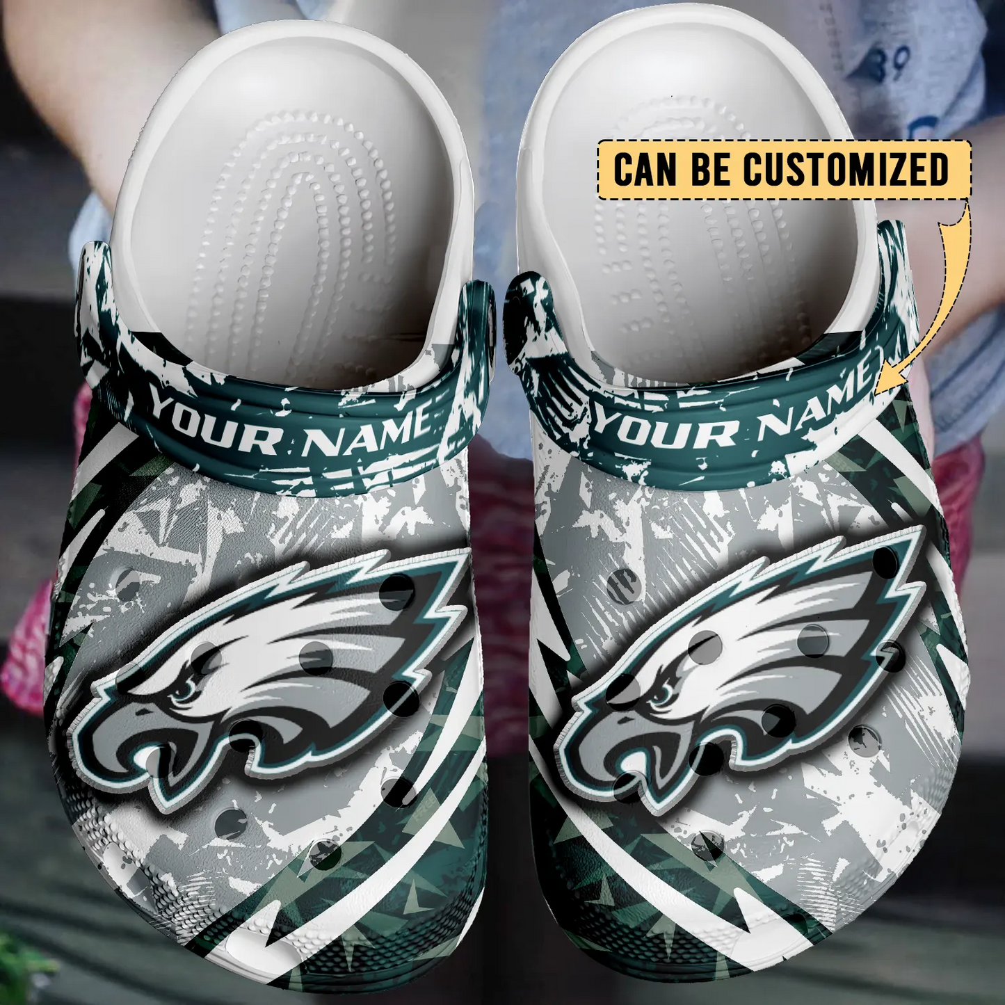 PHI  x NFL Crocs Crocband Clogs Shoes DatND DVT