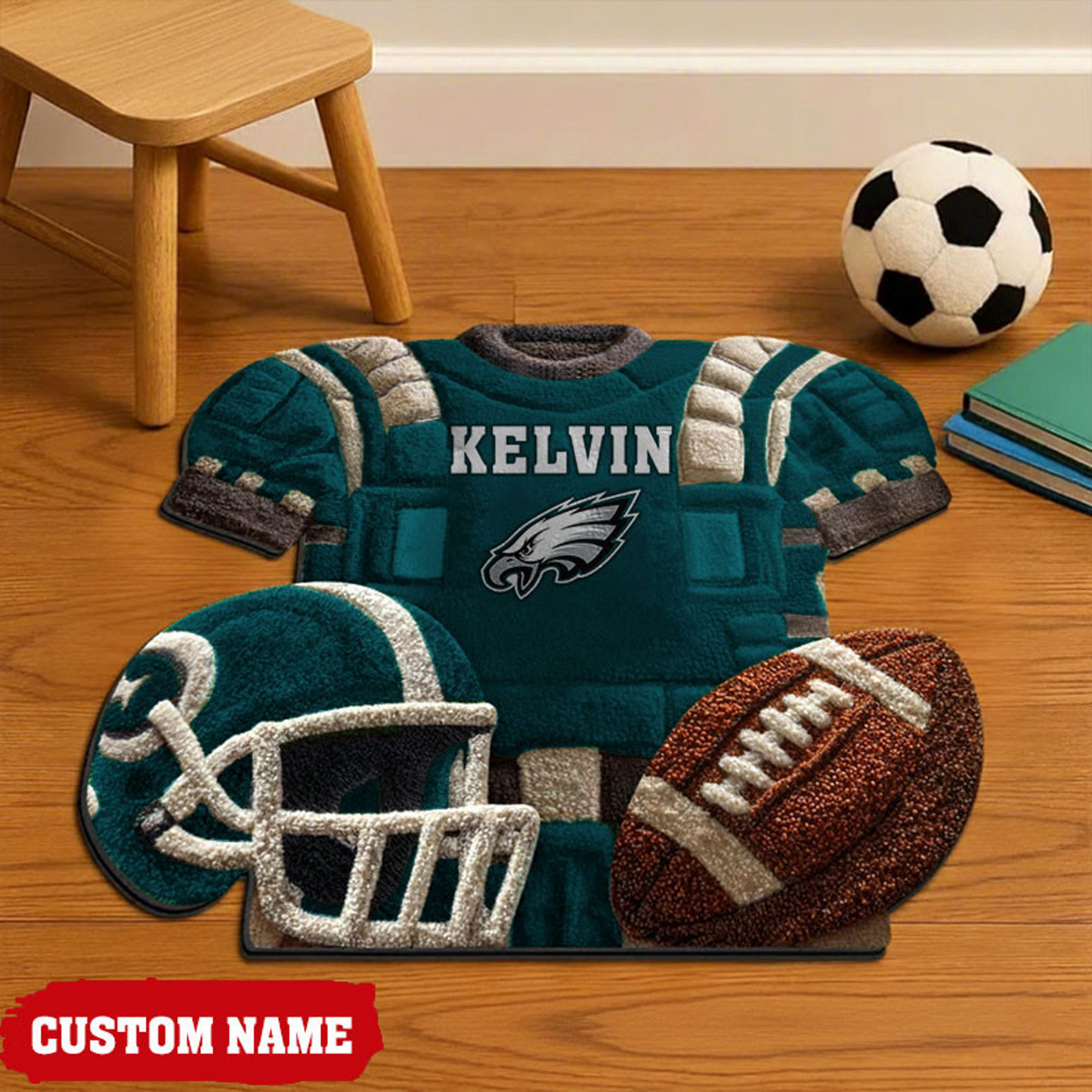 PHI X New NFL Cashmere Rug For Home Custom Gift Any Name NAK NHT