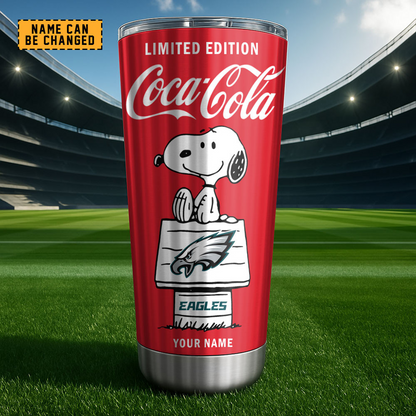 PHI x NFL Mix Snoopy & Red Coca Tumbler DatND DVT