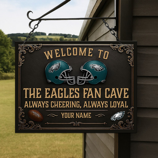 PHI X NFL Special Metal Sign For Home Personalized Any Name Gift NAK NHT