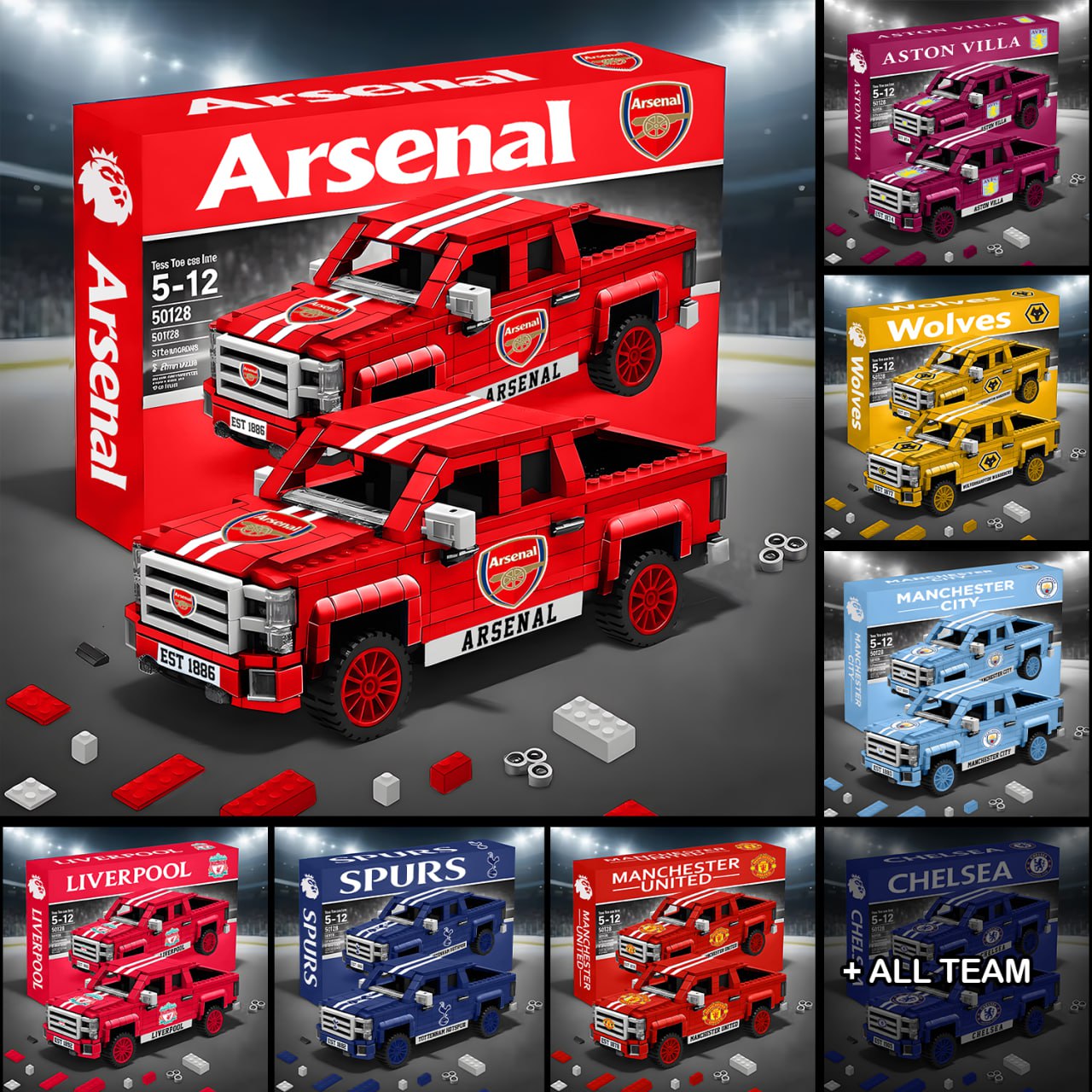 EPL 3D Racing Truck Model Building Block Set 0112 V1 NAK NHT