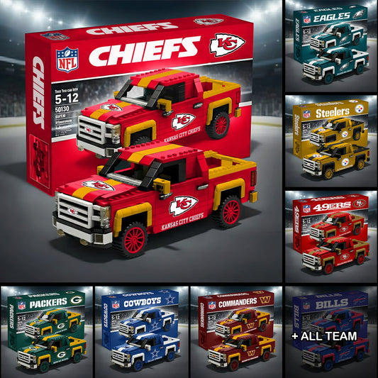 NFL 3D Racing Truck Model Building Block Set 0212 NAK NHT
