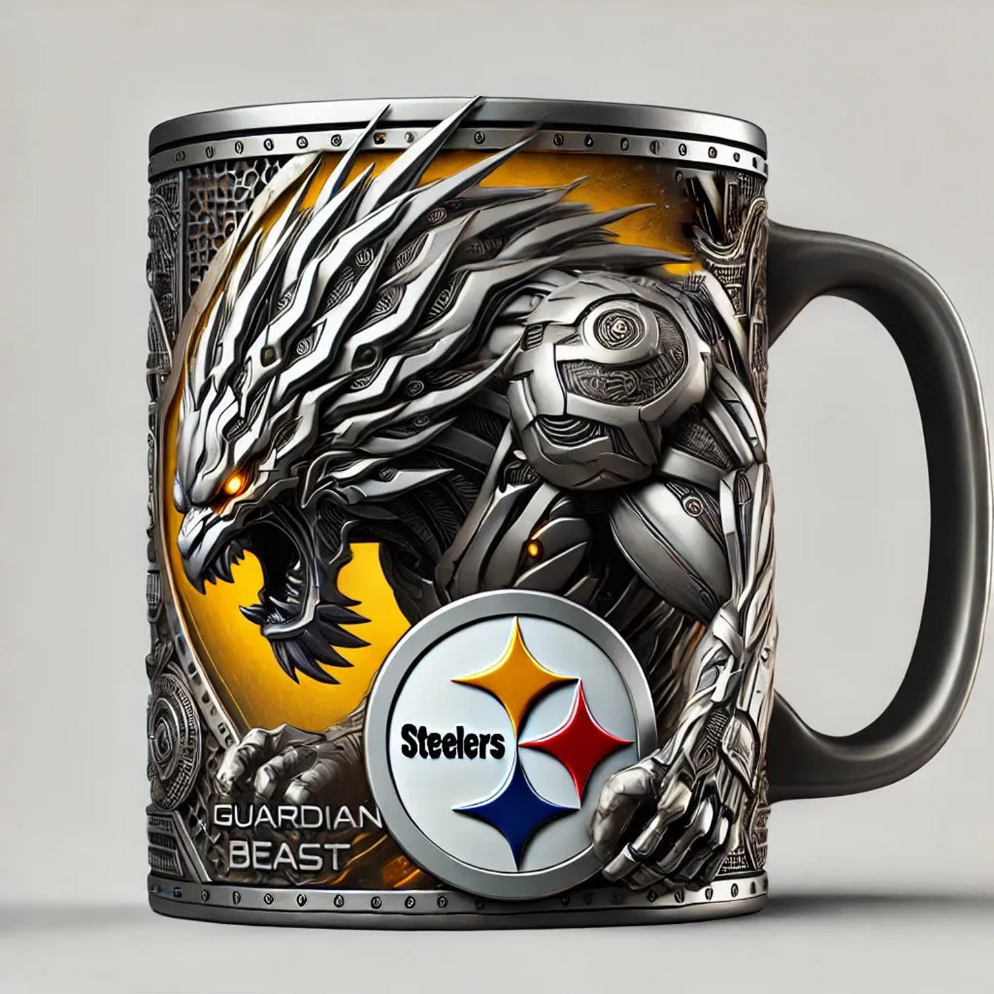 PIT X NFL  2026 Football Guardian Beast 3D Mug V2 NAK NHT