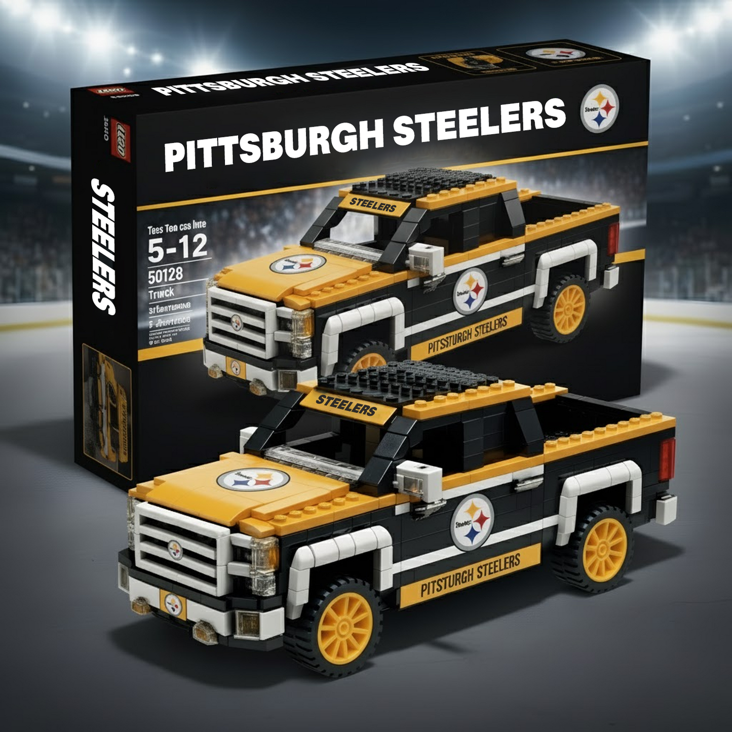 PIT x NFL 3D Racing Truck Model Building Block Set V1 NAK NHT