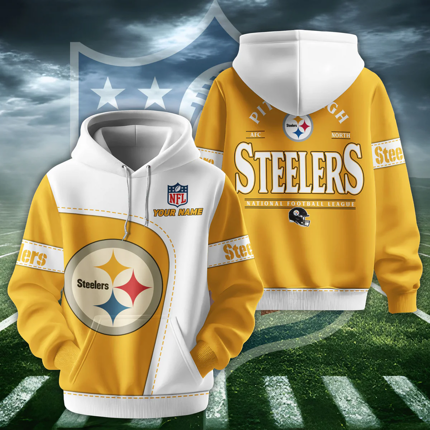 PIT X NFL Classic Logo Limited Edition Hoodie And Cap NAK NHT