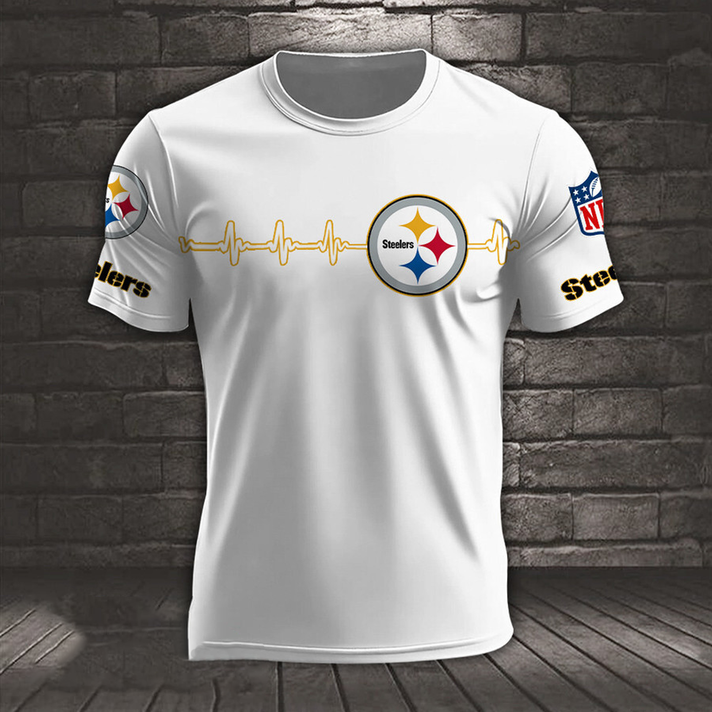 PIT x NFL Heart Rate Map Special 3D Shirt DatND ThuongNH