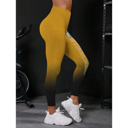 PIT x NFL High Waist Push Up Printed Leggings DATND TANTD