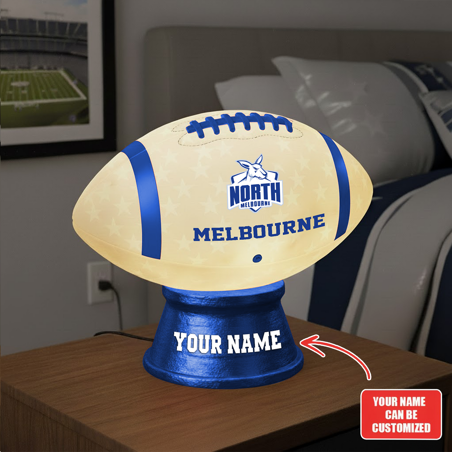 Premium AFL NM Football Night Light Custom Name V2 NMD TTV