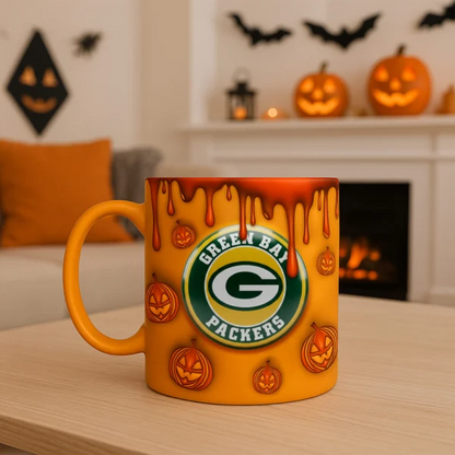 Premium GRE NFL Halloween Mug V1 NAK PTTD