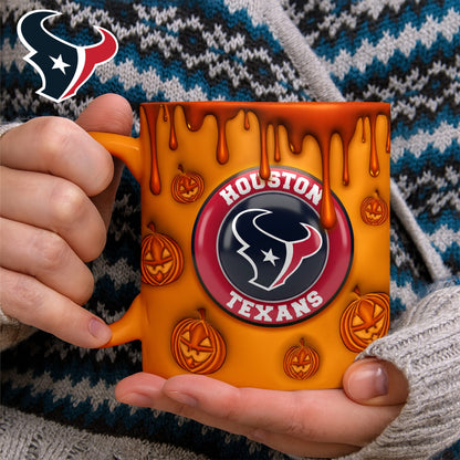 Premium HOU NFL Halloween Mug V1 NAK PTTD