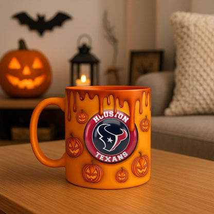 Premium HOU NFL Halloween Mug V1 NAK PTTD