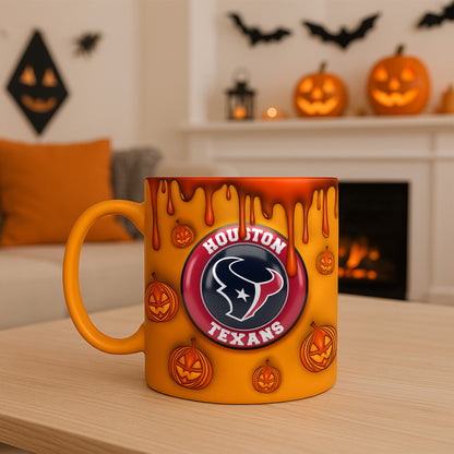 Premium HOU NFL Halloween Mug V1 NAK PTTD