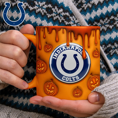 Premium IND NFL Halloween Mug V1 NAK PTTD