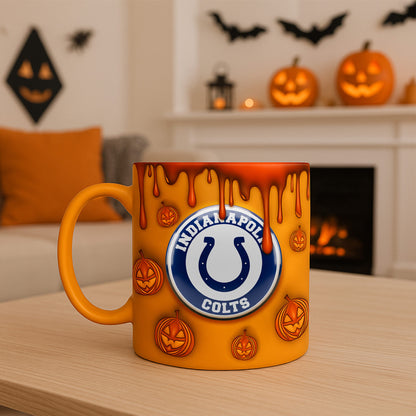 Premium IND NFL Halloween Mug V1 NAK PTTD