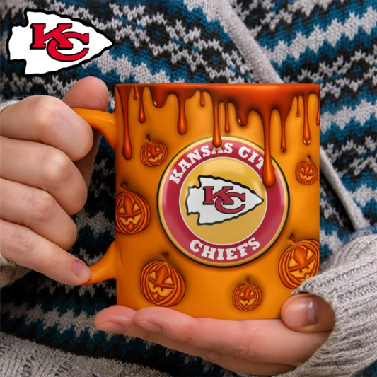 Premium KAN NFL Halloween Mug V1 NAK PTTD