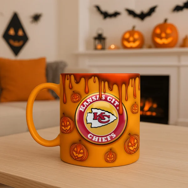 Premium KAN NFL Halloween Mug V1 NAK PTTD