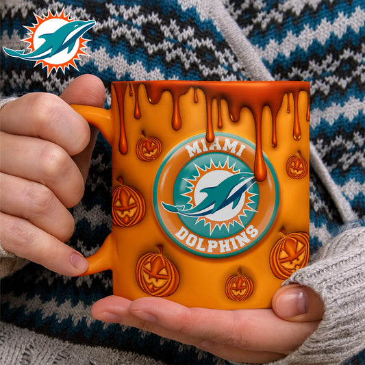Premium MIA NFL Halloween Mug V1 NAK PTTD