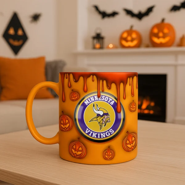 Premium MIN NFL Halloween Mug V1 NAK PTTD