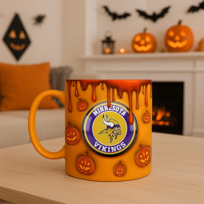 Premium MIN NFL Halloween Mug V1 NAK PTTD