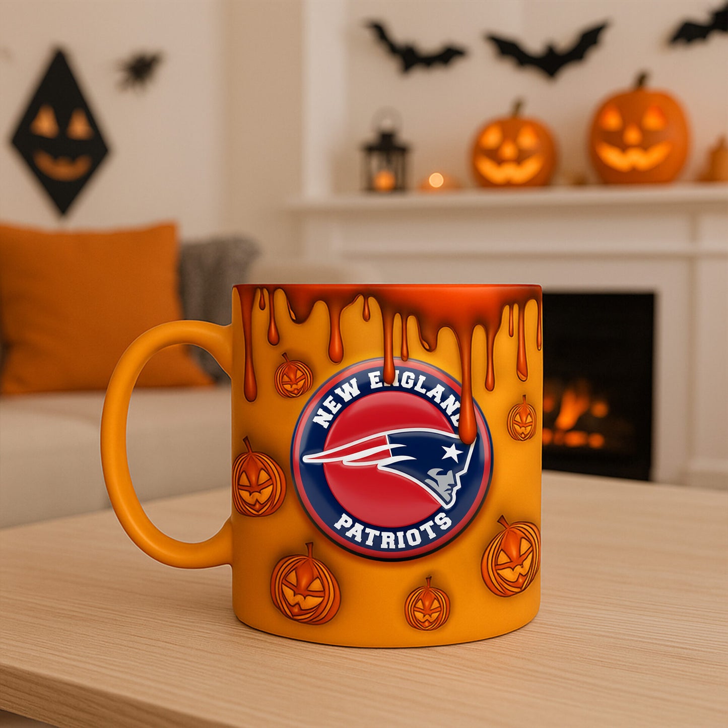 Premium NEP NFL Halloween Mug V1 NAK PTTD