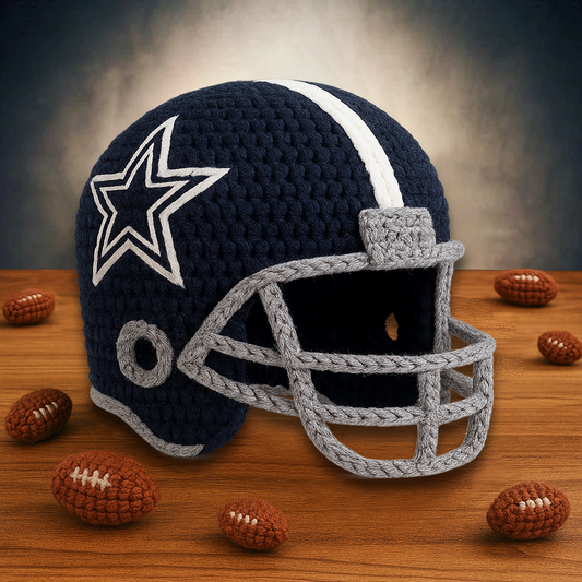 PREMIUM NFL x DAL  Handcrafted  Crochet Art Collectible NDT TDT