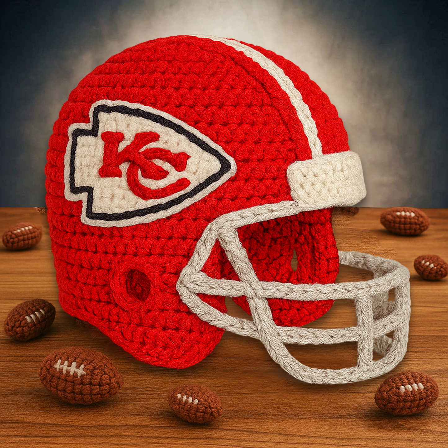 PREMIUM NFL x KCC Handcrafted  Crochet Art Collectible NDT TDT
