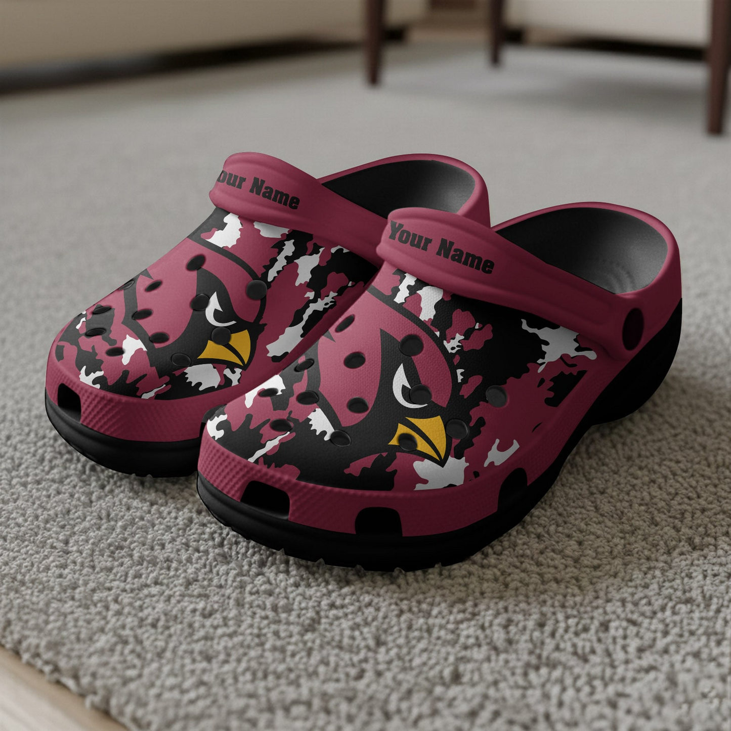 Premium NFL ARI Camo CLogs V1 NMD TTV