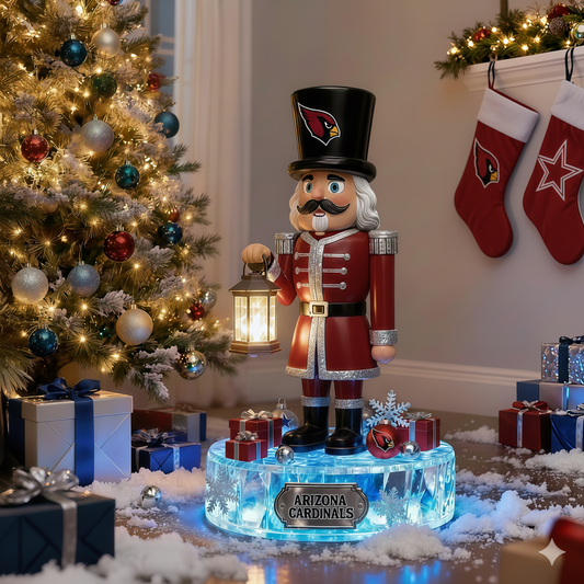 Premium NFL ARI LED Nutcracker Holiday Decor V1 NMD 261125 TTV