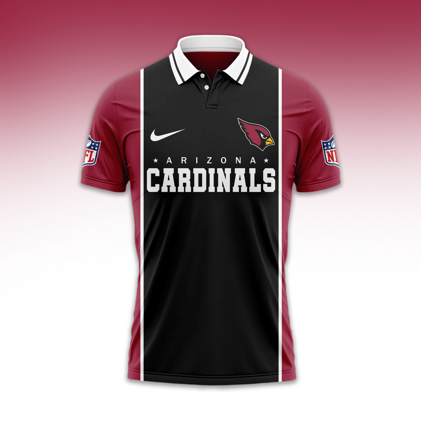Premium NFL ARI No One Likes Us Polo Shirt V1 NMD TTV