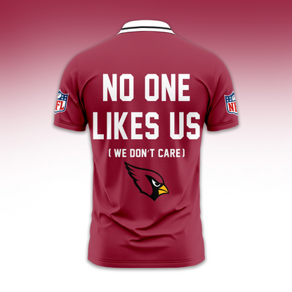 Premium NFL ARI No One Likes Us Polo Shirt V1 NMD TTV