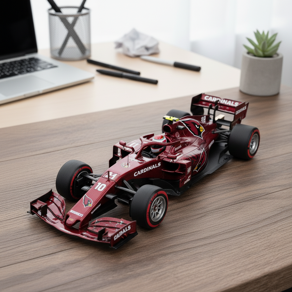 Premium NFL ARI x F1 Racing Car Collectible Model V1 NMD TTV