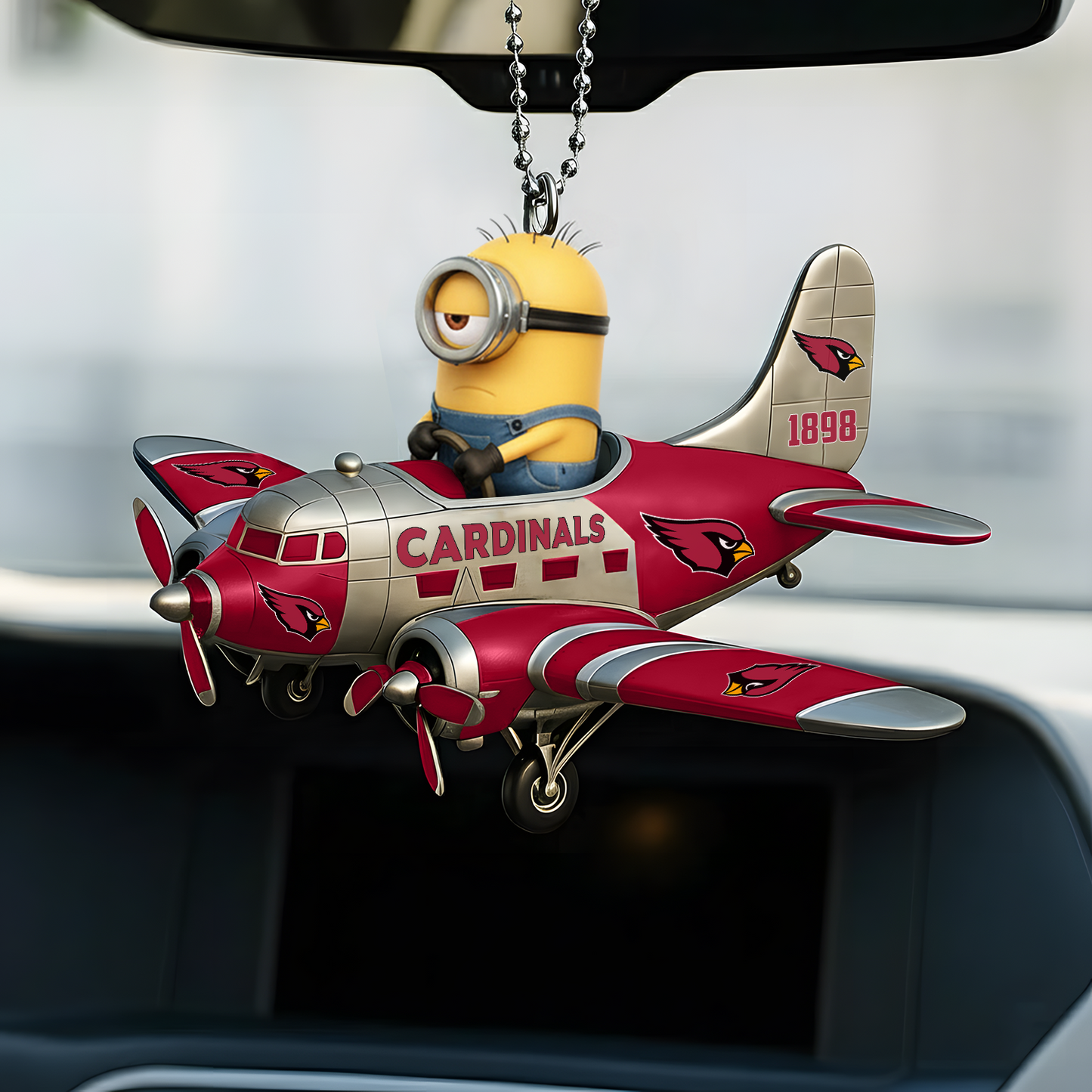 Premium NFL ARI x MINI Car Ornament V1 DATND TANTD