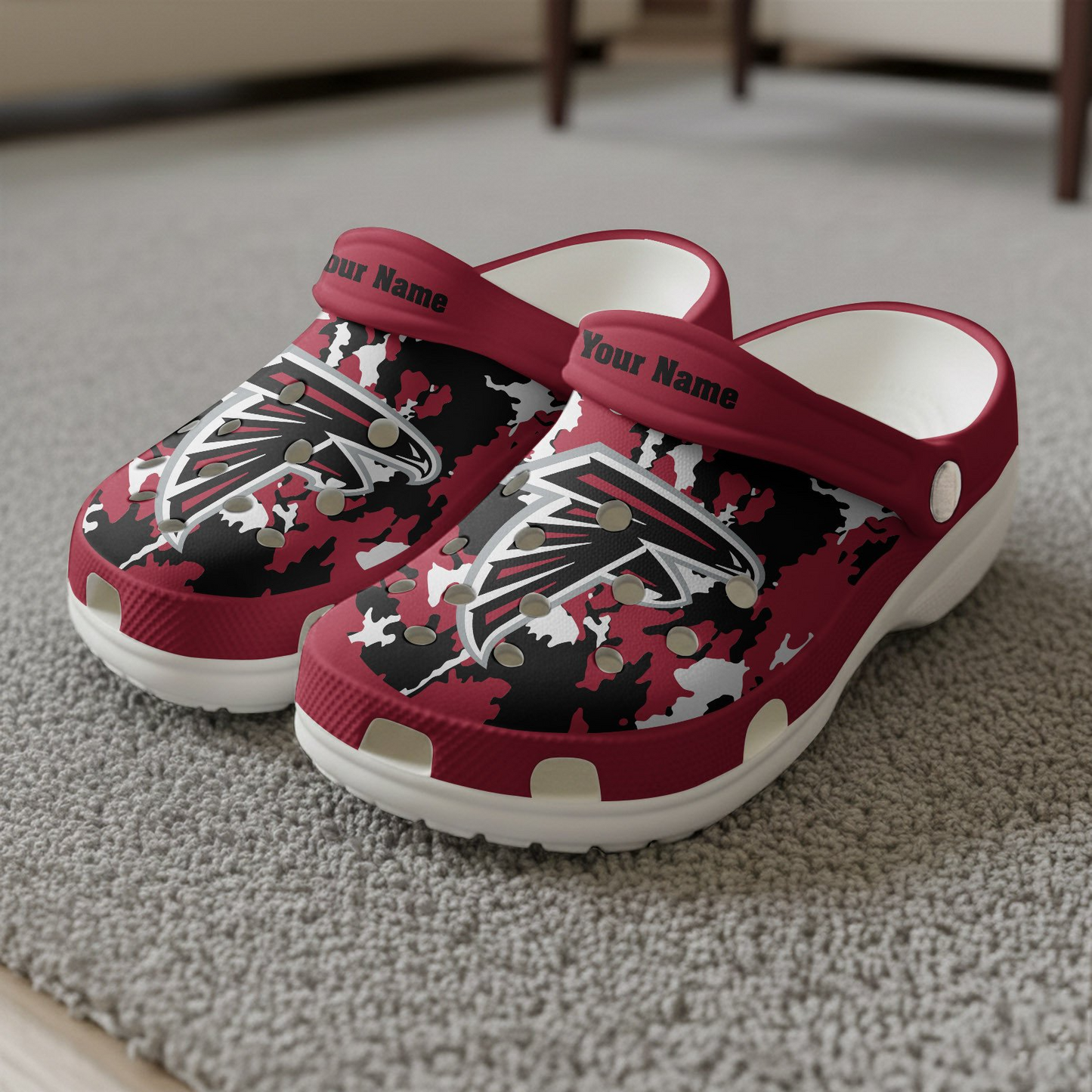 Premium NFL ATL Camo CLogs V1 NMD TTV