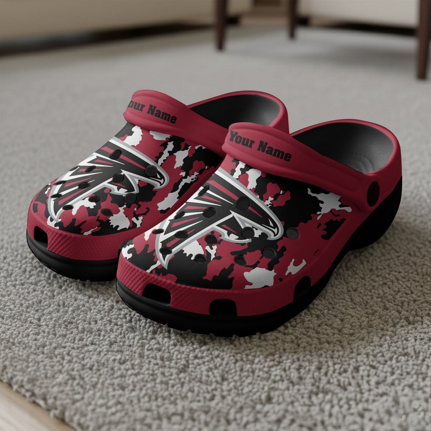 Premium NFL ATL Camo CLogs V1 NMD TTV