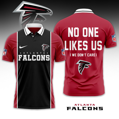 Premium NFL ATL No One Likes Us Polo Shirt V1 NMD TTV