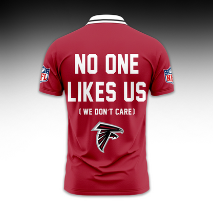 Premium NFL ATL No One Likes Us Polo Shirt V1 NMD TTV