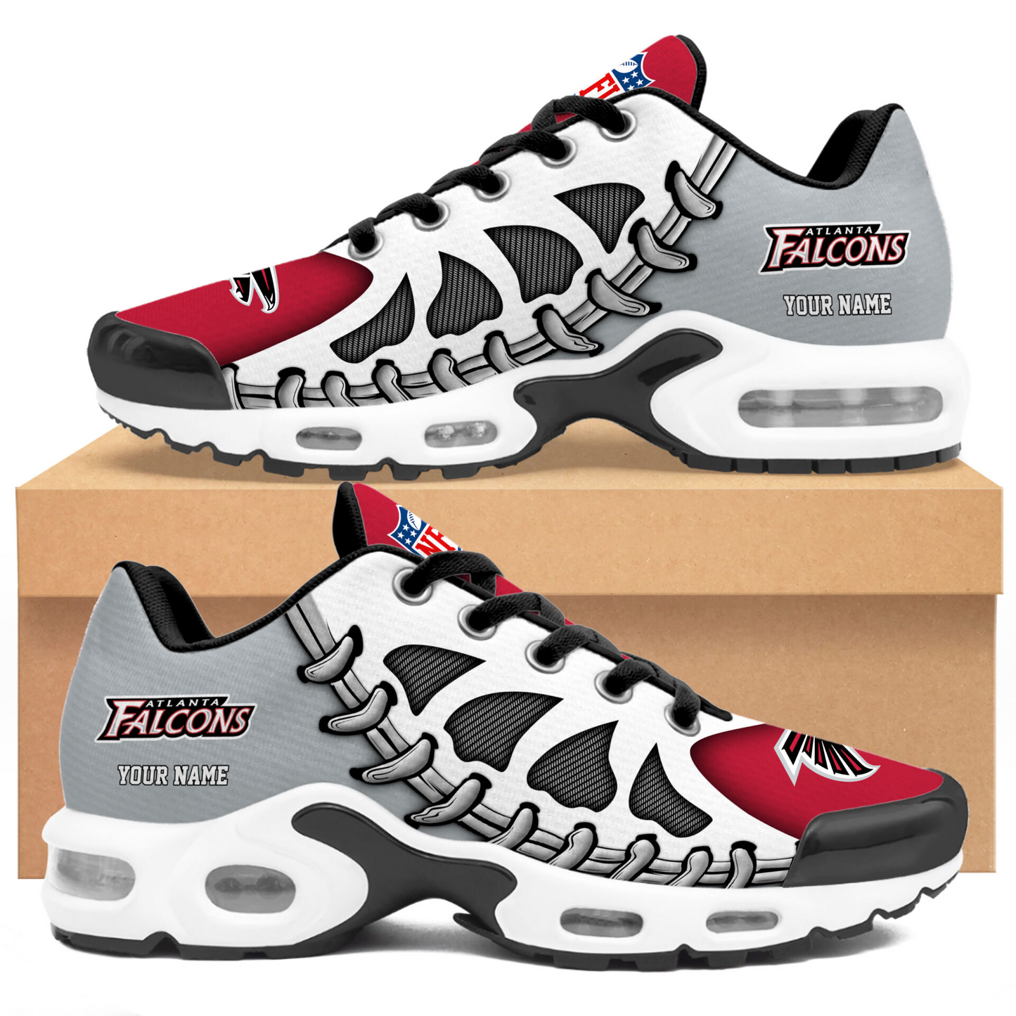 Premium NFL ATL Spine Rush Air Max Sneaker V4 NMD  TTV