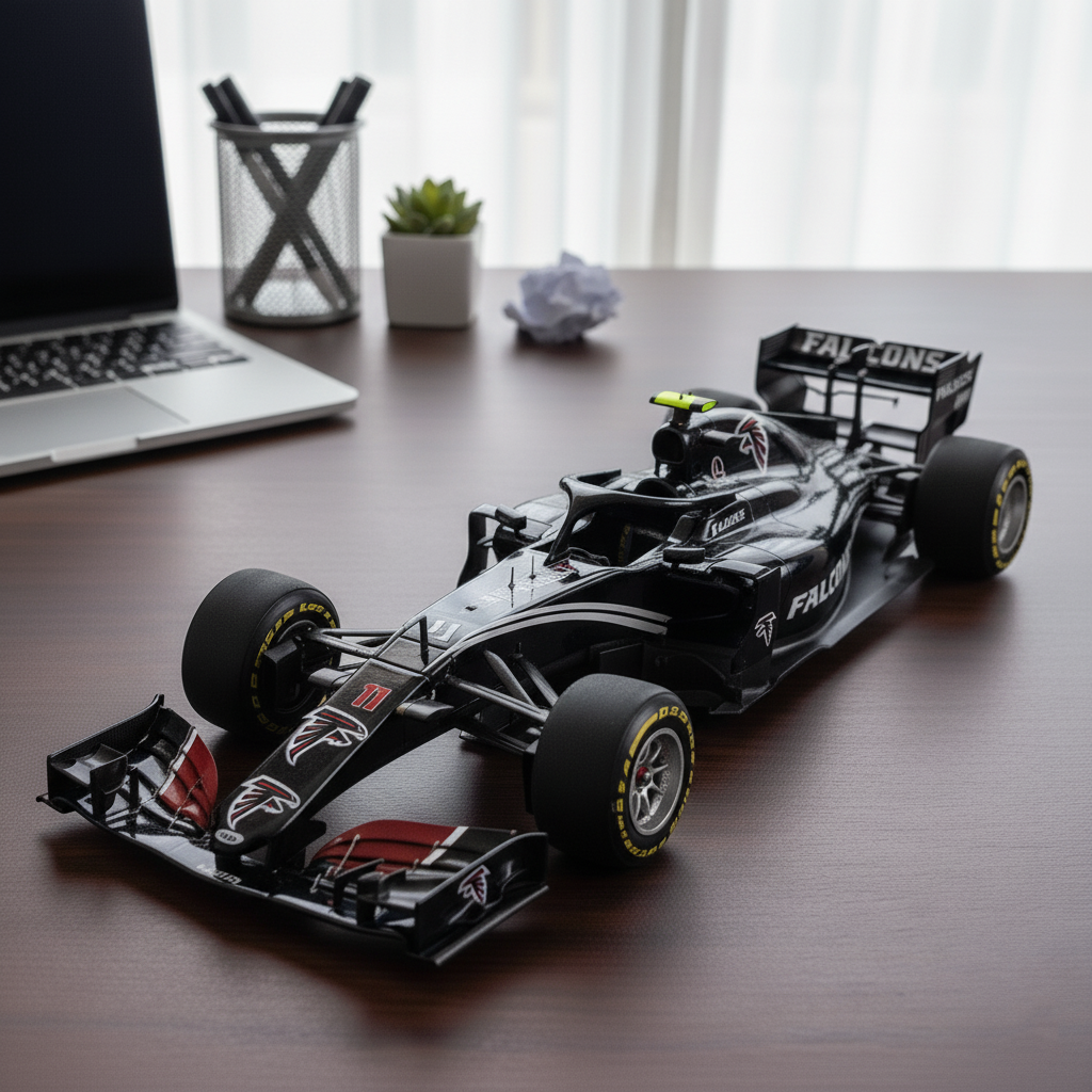 Premium NFL ATL x F1 Racing Car Collectible Model V1 NMD TTV