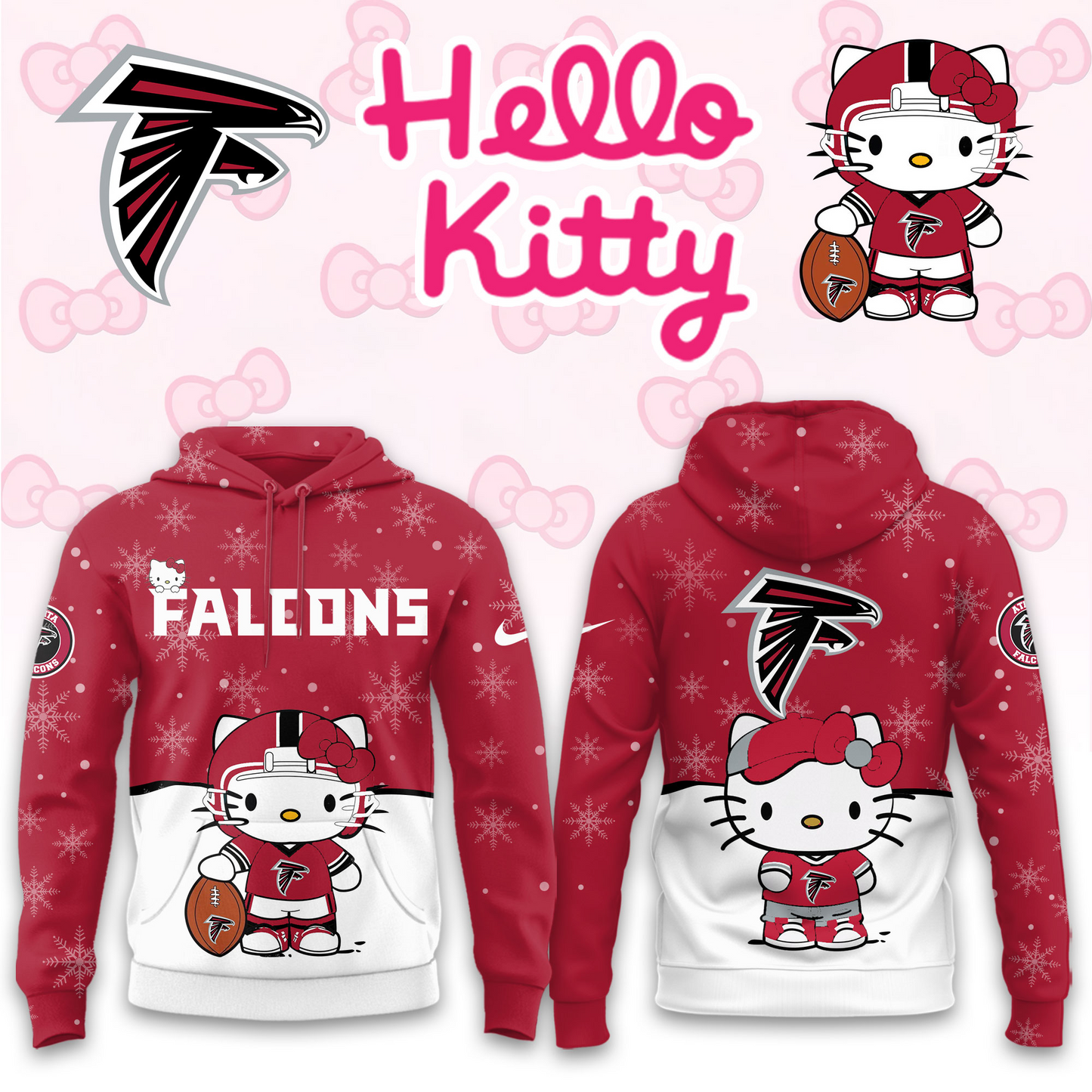 Premium NFL ATL x HK Hoodie V1 NMD TTV