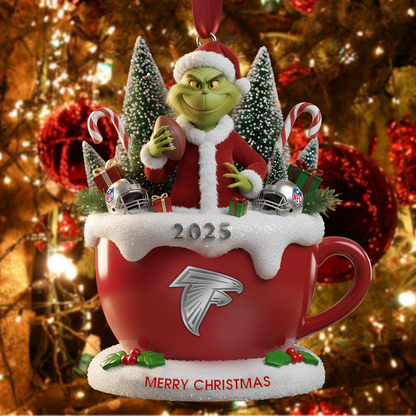 Premium NFL ATL x The Grinch Christmas Ornament V2 NMD TTV