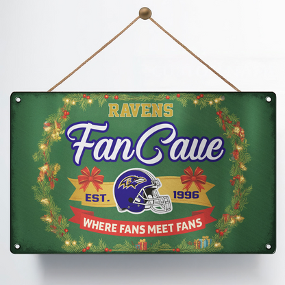 Premium NFL BAL Cave Metal Sign V2 NMD TTV