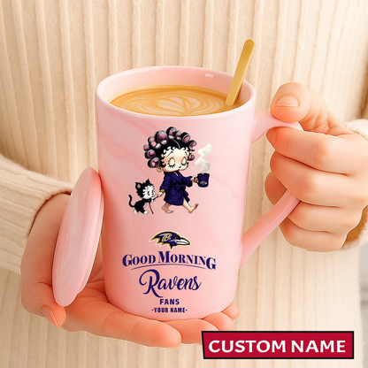 Premium NFL BAL Ceramic Women Coffee Mug V1 NMD TTV