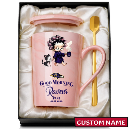 Premium NFL BAL Ceramic Women Coffee Mug V1 NMD TTV
