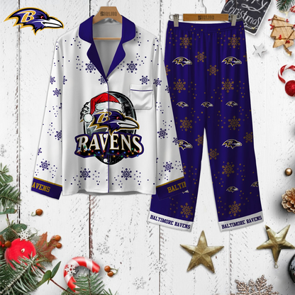 Premium NFL BAL Christmas Pajamas V1 NMD TTV